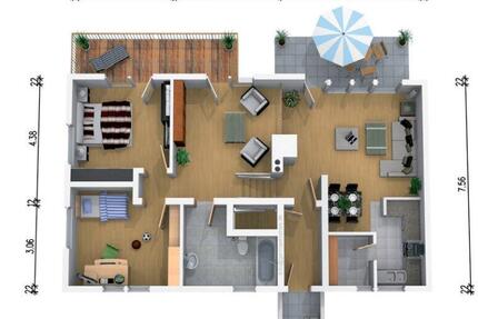 108m² Einfamilienhaus Garten Carport Wintergarten Terasse Wohnung - Bardowick