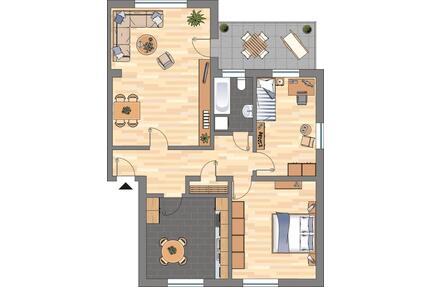 Charmante 3-Zimmer-Etagenwohnung in Bergkamen – 71 m² mit Badfenster und Gasheizung