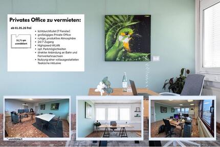 Büro im Co-Working Tamm - 799,00&nbsp;EUR Kaltmiete, ca.&nbsp; 25,00&nbsp;m&sup2; in Ludwigsburg (PLZ: 71642) Hoheneck