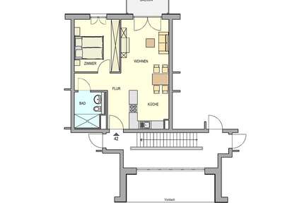 Wohnung zum Mieten in Weinböhla 674,00 € 55 m²