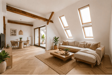 Erstbezug nach Sanierung! Traumhafte Dachgeschosswohnung mit einzigartigem Weitblick über Neukölln - Berlin