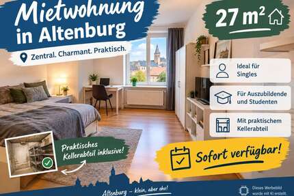 Wohnung zum Mieten in Altenburg 126,45 € 27 m²