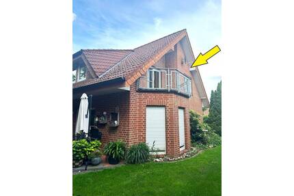 Helle 3 Zimmer Wohnung im DG im Zweifamilienhaus mit Balkon und Garage - Freren