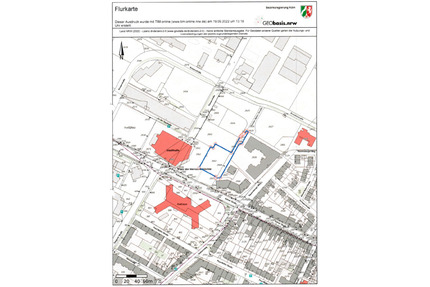 Multifunktionales Grundstück (2.858m²), absolute Top Lage, im Zentrum von Troisdorf