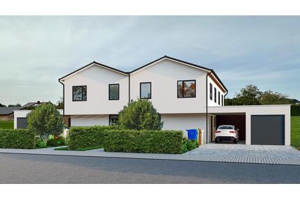 Neubau Doppelhaushälfte ca. 143m2, EH40 mit Garten in Tiefenbach