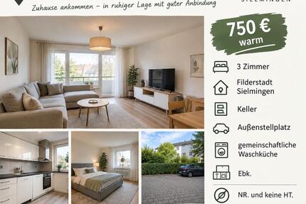 Nachmieter für 3 Zimmerwohnung - 750,00&nbsp;EUR Kaltmiete, ca.&nbsp; 60,00&nbsp;m&sup2; in Filderstadt (PLZ: 70794)