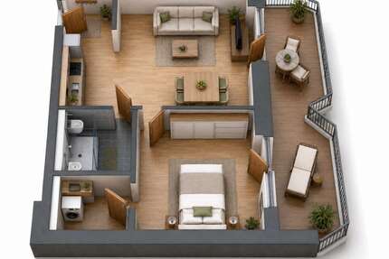 Wohnung zum Mieten in Rüthen 759,22 € 52.36 m²