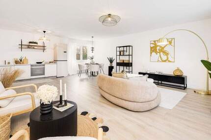 Sonnige Garten-Wohnung in Bogenhausen: Frisch renoviert & bezugsfrei - TG-Stellplatz Fernwärme - München