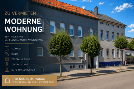 4-Zimmer-Wohnung mit 78 m² ab sofort zu vermieten - Nordhausen