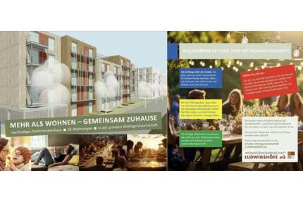 Großzügige 3-Zimmer-Wohnung (GEK) in urbanem Wohnquartier: Mehr als Wohnen - Gemeinsam Zuhause (LH) - Ludwigshöhviertel Darmstadt