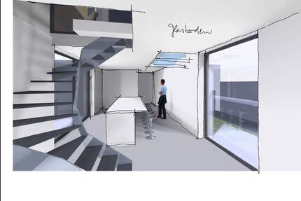 Baugrundstück mit genehmigter Bauvoranfrage für freistehendes Architektenhaus 