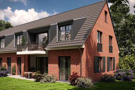 Helle Zwei-Zimmer-Neubauwohnung mit Terrasse - Worpswede