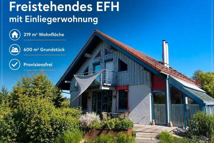Einfamilienhaus mit ELW, 219 m² Wohnfläche, 606 m² Grundstück - Niederrieden