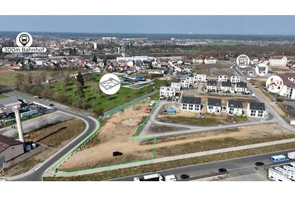 DIETZ: Doppelhausgrundstück mit Baugenehmigung - Sofort bebaubar - im Neubaugebiet Kaisergärten! - Babenhausen