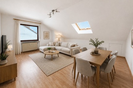 Ruhig wohnen, stadtnah leben – 2-Zimmer-Wohnung mit Dachloggia und Tiefgaragenstellplatz - würzburg