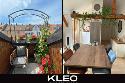 Charmante 3-Zi.-Dachwohnung in Nürnberg-Steinbühl | 75 m² | EBK | Loggia | Neue Heizung