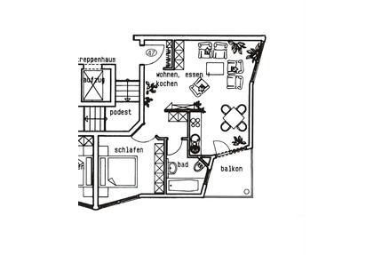 2 Zimmer Wohnung zu vermieten - 650,00&nbsp;EUR Kaltmiete, ca.&nbsp; 50,00&nbsp;m&sup2; in Nagold (PLZ: 72202)
