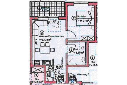Erstbezug 2-Zimmer-Wohnung barrierefrei mit Balkon - Appenweier