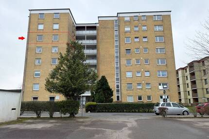Helle 2-Zimmer-Wohnung mit Nordseeblick, Balkon, Stellplatz - Husum