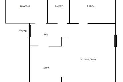 3 ZKB Wohnung mit Balkon in St. Wendel-Winterbach - Sankt Wendel