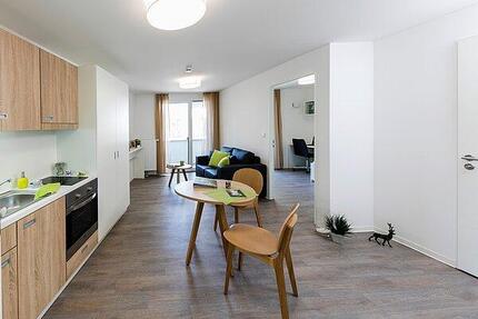 Möbliertes 2-Zimmer-Apartment (40 m²) im Campus Village Neu-Ulm