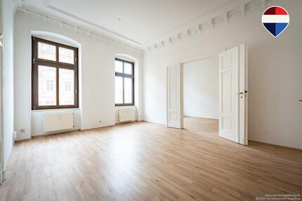 124 m² Altbaucharme in zentraler Lage – 5-R-Wohnung mit kreativem Highlight in Magdeburg