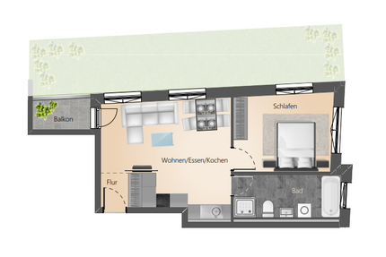 Wohnung zum Kaufen in Überlingen 473.432,00 € 51.7 m²