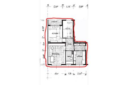 3 Zimmer, 67 m², Bronsartstraße 13, Hochpaterre, EBK - Hannover