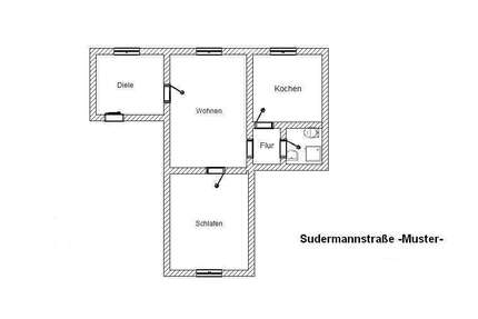 Wohnung zum Mieten in Dortmund 440,00 € 52 m²