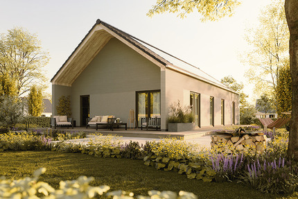 Der Bungalow, der mehr als ebenerdig ist in Stadtilm