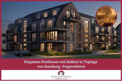 Elegantes Penthouse mit Balkon in Toplage von Hamburg-Poppenbüttel