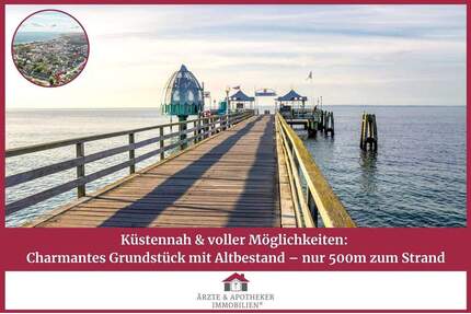 Küstennah & voller Möglichkeiten: Charmantes Grundstück mit Altbestand - nur 500m zum Strand! - Grömitz