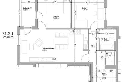 Wohnung zum Mieten in Schwandorf 720,81 € 89.32 m²