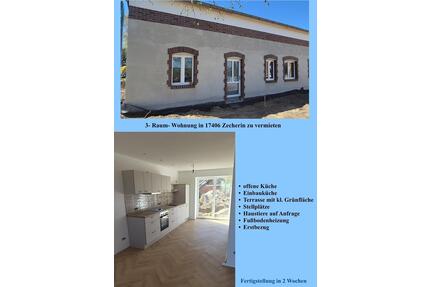 Vermiete 3 Raumwohnung in 17406 Zecherin - Usedom