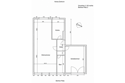 Wohnung zum Mieten in Bottrop 565,00 € 77 m²