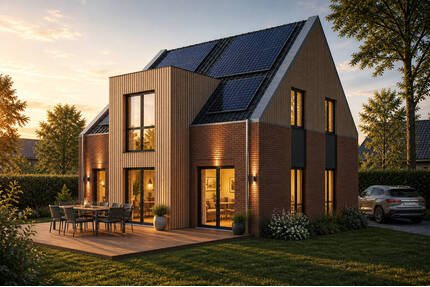 Familienglück im Dorfkern: Modernes KfW-40-Haus mit großem Garten - Adendorf