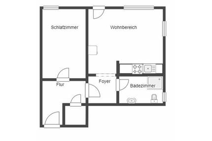 Vermietete 2-Zimmer-Wohnung mit Terrasse & 3 Stellplätzen - Triefenstein
