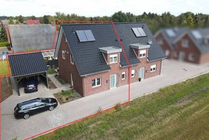 Attraktive Doppelhaushälfte mit Carport und Terrasse! - Papenburg
