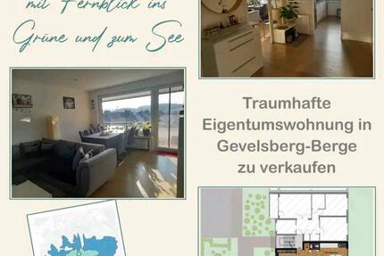 Ruhiges Wohnen mit Fernblick ins Grüne und zum See - Gevelsberg
