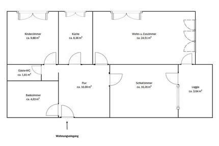 Kernsanierte 3-Zimmerwohnung in gefragter Lage von Heppenheim - Heppenheim (Bergstraße)