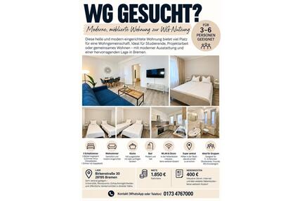 Möblierte Wohnung CITY ab sofort - Bremen