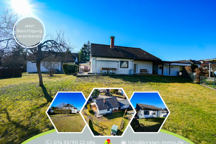 Rangendingen: Gepflegtes Einfamilienhaus mit Loggia, Freisitz und großem Familiengrundstück