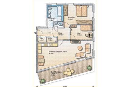 Neuwertige 3-Zi.-Wohnung mit gehobener Ausstattung - Finsing