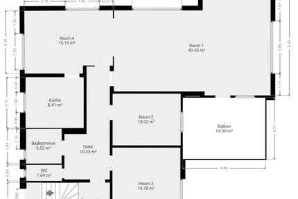 110qm Wohnung mit großem Balkon - Erstbezug nach Kernsanierung - Lehrte