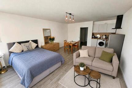 Modern möblierte 1-Zi.-Wohnung mit TG-Platz - Untermeitingen