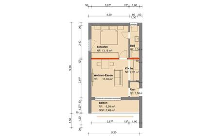 2-Zimmer-Wohnung mit Balkon & EBK in Schildesche – saniert 2025 - Bielefeld