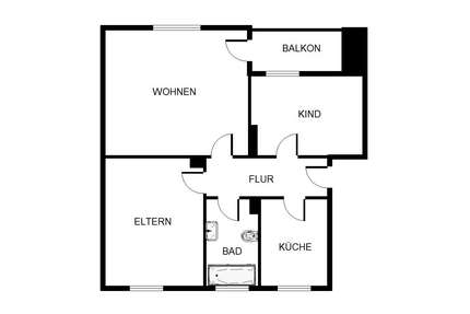 Wohnung zum Mieten in Gelsenkirchen 509,00 € 66.91 m²