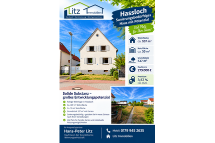 Haus zum Kaufen in Haßloch 279.000,00 € 107 m²