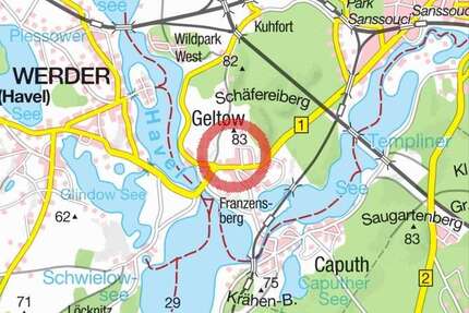 Grundstück zu verkaufen in Schwielowsee Geltow 1.538.000,00 € 5060 m² - Schwielowsee / Geltow