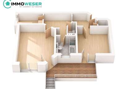 Wohnung zum Kaufen in Lilienthal 205.000,00 € 65.2 m²